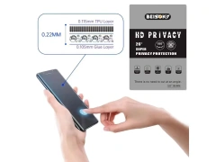 BEISOKY Factory Customized Logo Anti Spy Film Sheet HD Clear Privacy Flexible Hydrogel Film for Any Phone Models