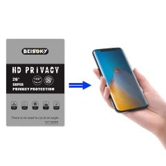 BEISOKY Factory Customized Logo Anti Spy Film Sheet HD Clear Privacy Flexible Hydrogel Film for Any Phone Models