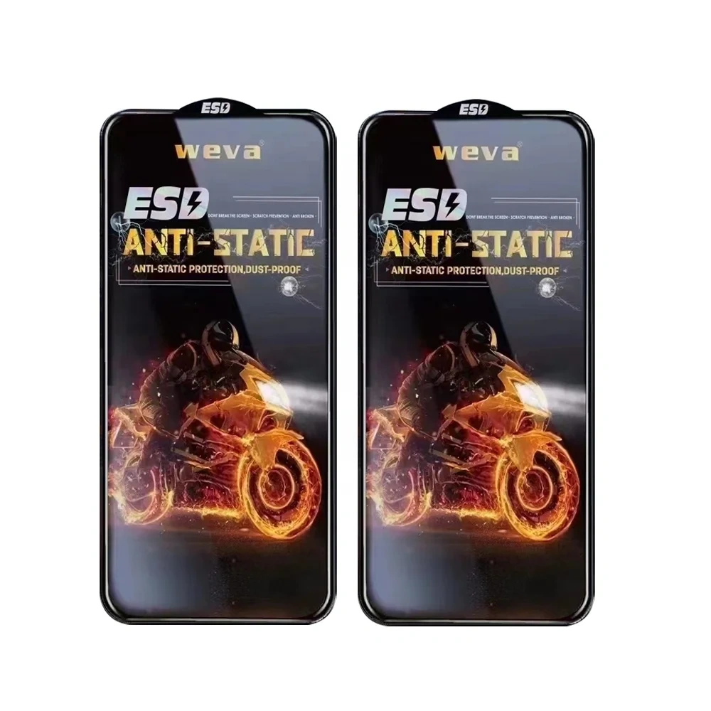 BEISOKY Supper Strong Tempered Glass for Cell Phone Full Cover Dustproof ESD Anti Static Screen Protector for samsung A53 5g
