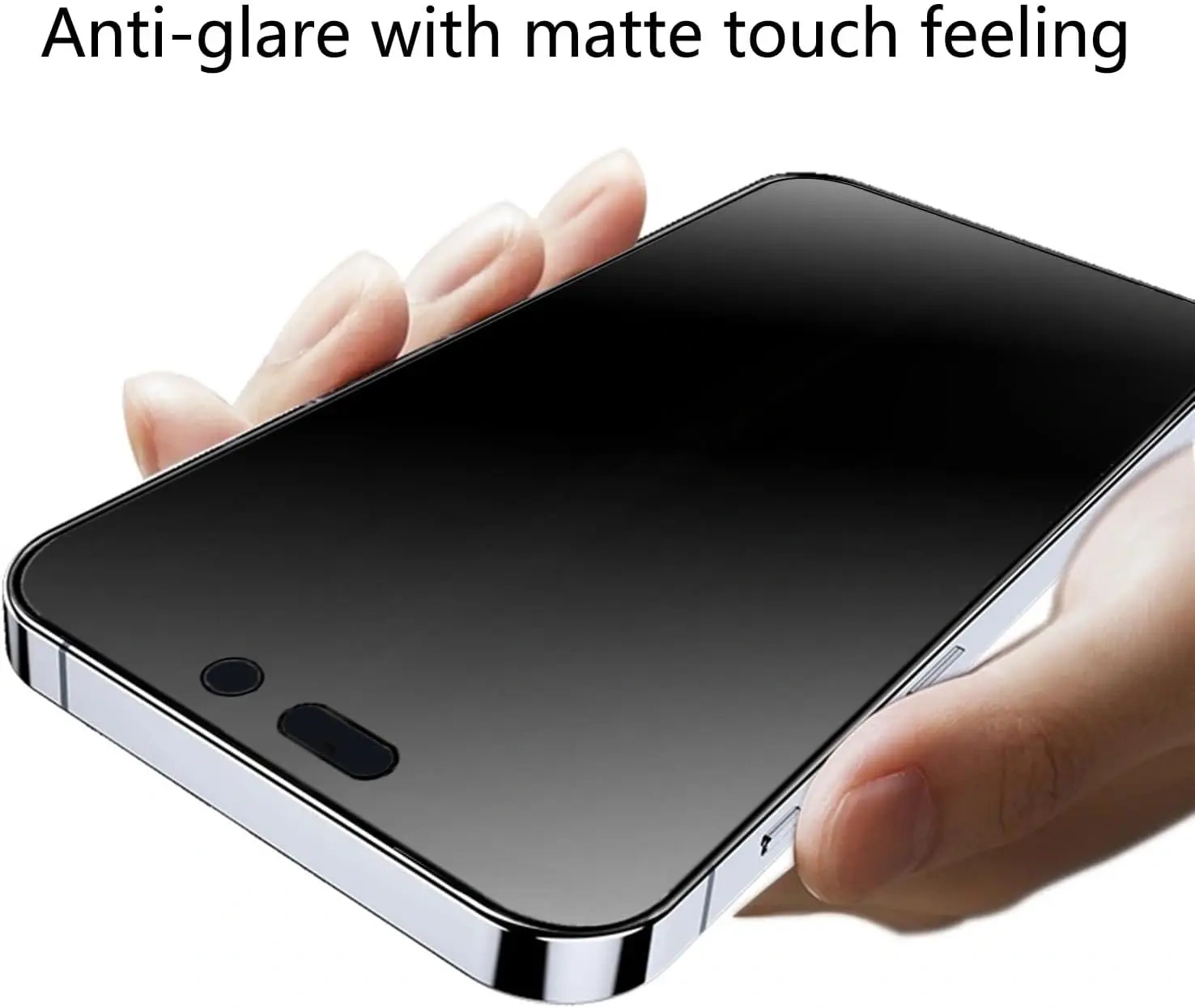 BEISOKY Best Matte Privacy Tempered Glass Mobile Phone Film Anti Spy 360 Privacy Screen Protector for iPhone 16 Pro Max
