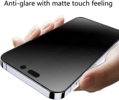 BEISOKY Best Matte Privacy Tempered Glass Mobile Phone Film Anti Spy 360 Privacy Screen Protector for iPhone 16 Pro Max