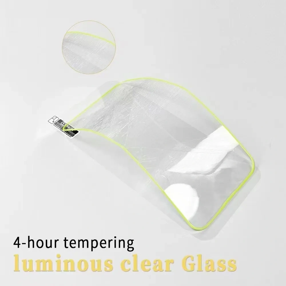 BEISOKY 9H High Clear Glow in Dark Anti-Scratch Mobile Phone Luminous Tempered Glass Screen Protectors for iPhone 16 pro max
