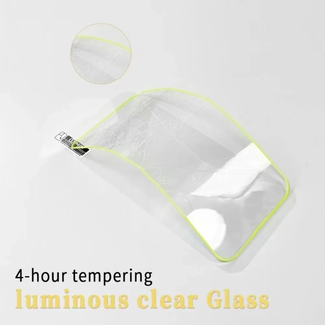 BEISOKY 9H High Clear Glow in Dark Anti-Scratch Mobile Phone Luminous Tempered Glass Screen Protectors for iPhone 16 pro max