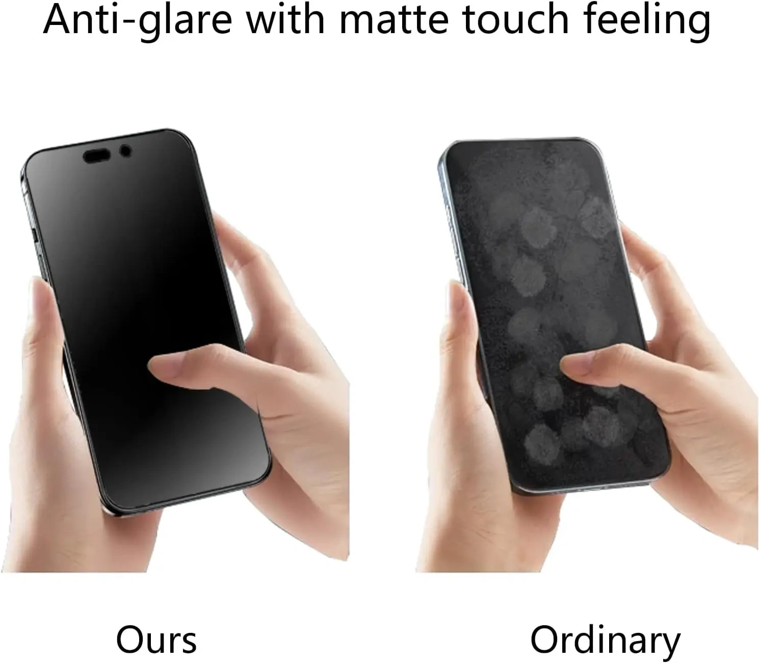 BEISOKY Best Matte Privacy Tempered Glass Mobile Phone Film Anti Spy 360 Privacy Screen Protector for iPhone 16 Pro Max