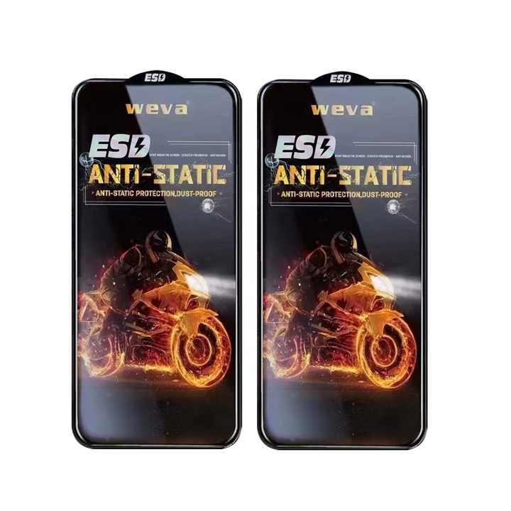 BEISOKY Supper Strong Tempered Glass for Cell Phone Full Cover Dustproof ESD Anti Static Screen Protector for samsung A53 5g