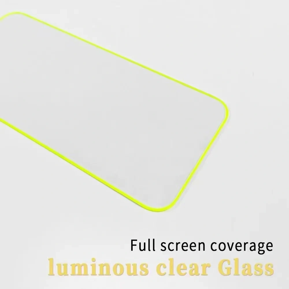 BEISOKY 9H High Clear Glow in Dark Anti-Scratch Mobile Phone Luminous Tempered Glass Screen Protectors for iPhone 16 pro max