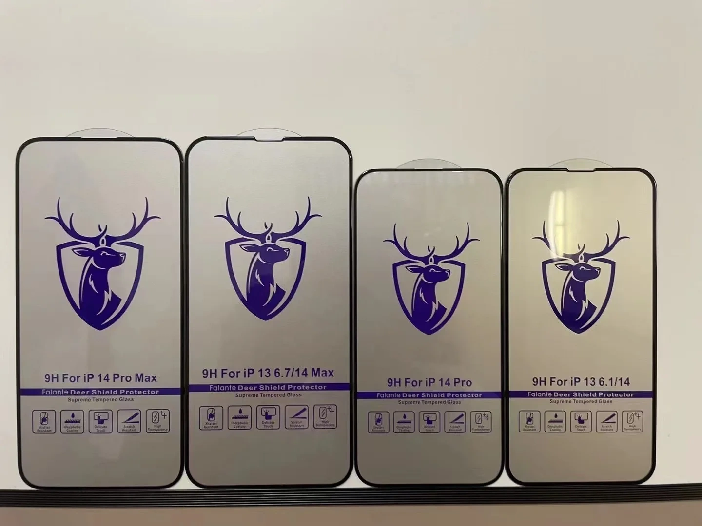 BEISOKY Factory Wholesale 9h Full Gule ESD Screen Protector Anti Static High Transparent Mobile Phone Glass for Iphone 13 14 15 Pro Max
