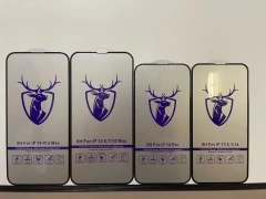 BEISOKY Factory Wholesale 9h Full Gule ESD Screen Protector Anti Static High Transparent Mobile Phone Glass for Iphone 13 14 15 Pro Max
