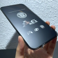 BEISOKY Easy to Install AG Full Cover Full Glue Anti Fingerprint Screen Protector AG Matte Tempered Glass for iPhone 15 16 17
