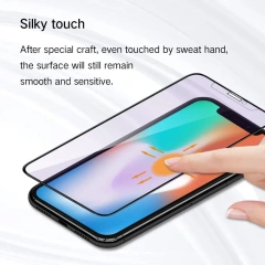 BEISOKY Newest Blue Light Blocking AG Matte Tempered Glass Screen Protector Anti-Glare Anti Blue Light Glass for iPhone 14 15 16 17 Pro Max