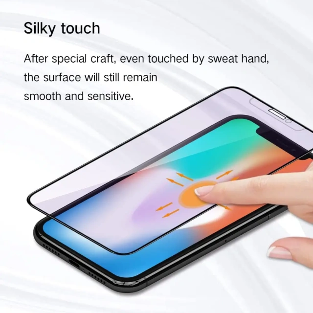 BEISOKY Newest Blue Light Blocking AG Matte Tempered Glass Screen Protector Anti-Glare Anti Blue Light Glass for iPhone 14 15 16 17 Pro Max