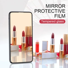 BEISOKY High Quality 8D Mirror Glass Anti-broken Screen Protector Make up Tempered Glass for Iphone 14 15 16 16 Pro Max