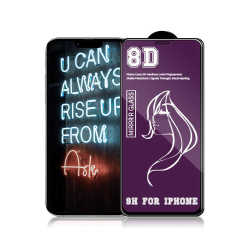 BEISOKY High Quality 8D Mirror Glass Anti-broken Screen Protector Make up Tempered Glass for Iphone 14 15 16 16 Pro Max