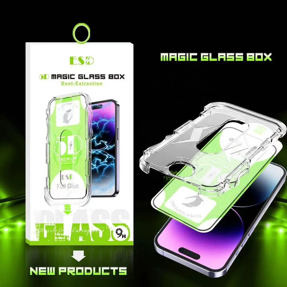 BEISOKY Factory Direct Sales Easy Installation Kit Anti Static Automatic Alignment Dust Free Mount Glass Kit for iPhone 16 15 14 13 12