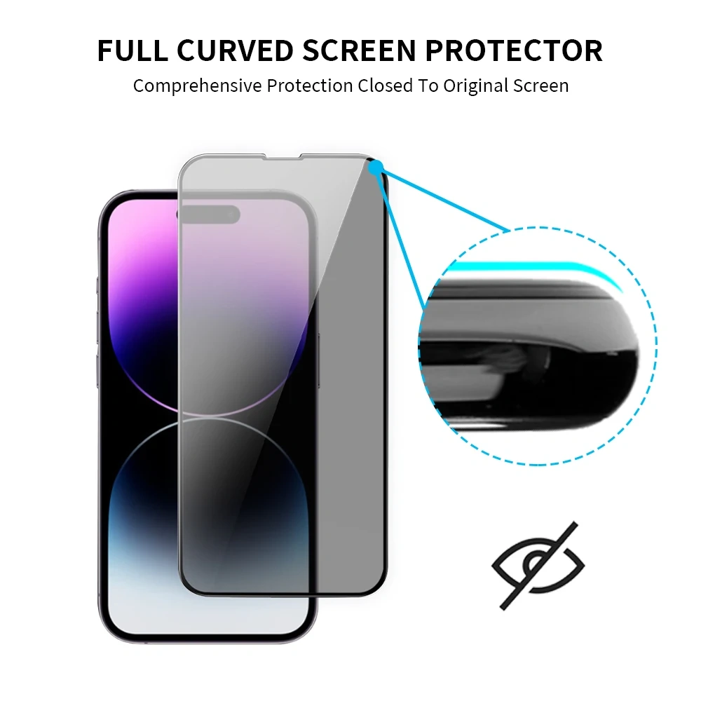 BEISOKY High Aluminum Privacy Anti Peep Glass Support Fingerprint Unlock Anti Spy Tempered Glass for Samsung S25 S25 Plus S25 ultra