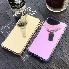 BEISOKY High Quality 8D Mirror Glass Anti-broken Screen Protector Make up Tempered Glass for Iphone 14 15 16 16 Pro Max