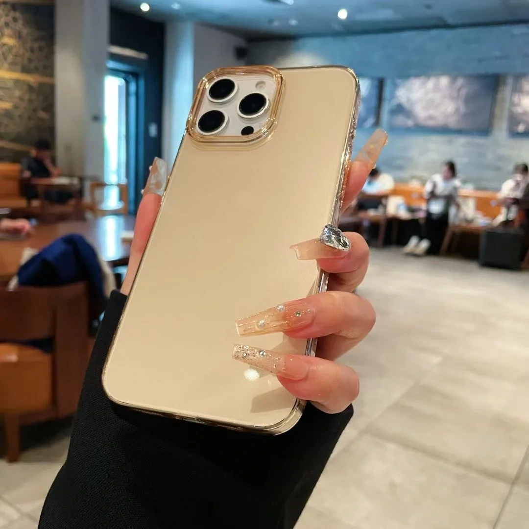 BEISOKY Transparent Design Mobile Cell Phone Cover Candy Color Transparent Hard PC Case for iPhone 17 16 15 14 13 12 11 Pro Max