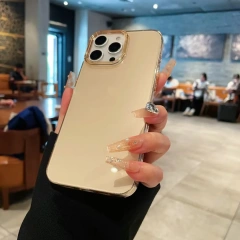 BEISOKY Transparent Design Mobile Cell Phone Cover Candy Color Transparent Hard PC Case for iPhone 17 16 15 14 13 12 11 Pro Max