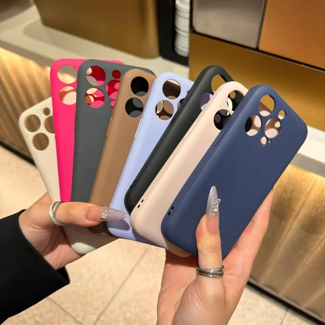 BEISOKY Luxury Candy Colorful Soap Liquid Silicone Phone Case Fashion Shockproof Oval Cover for iPhone 17 16 15 14 13 12 11