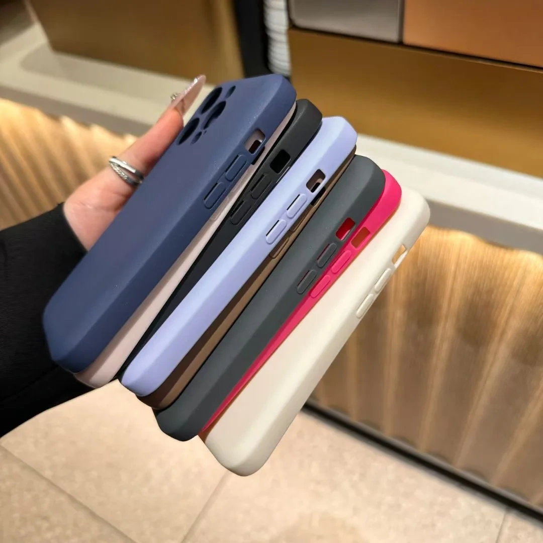 BEISOKY Luxury Candy Colorful Soap Liquid Silicone Phone Case Fashion Shockproof Oval Cover for iPhone 17 16 15 14 13 12 11