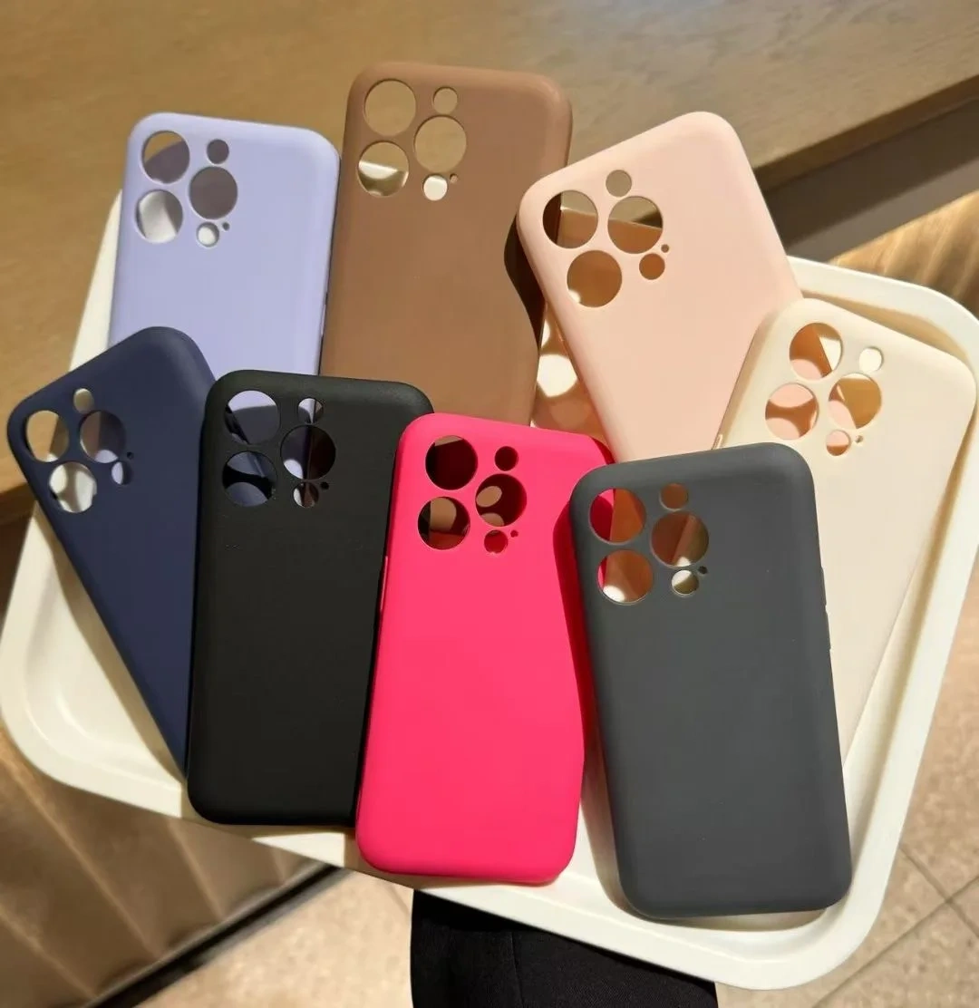 BEISOKY Luxury Candy Colorful Soap Liquid Silicone Phone Case Fashion Shockproof Oval Cover for iPhone 17 16 15 14 13 12 11
