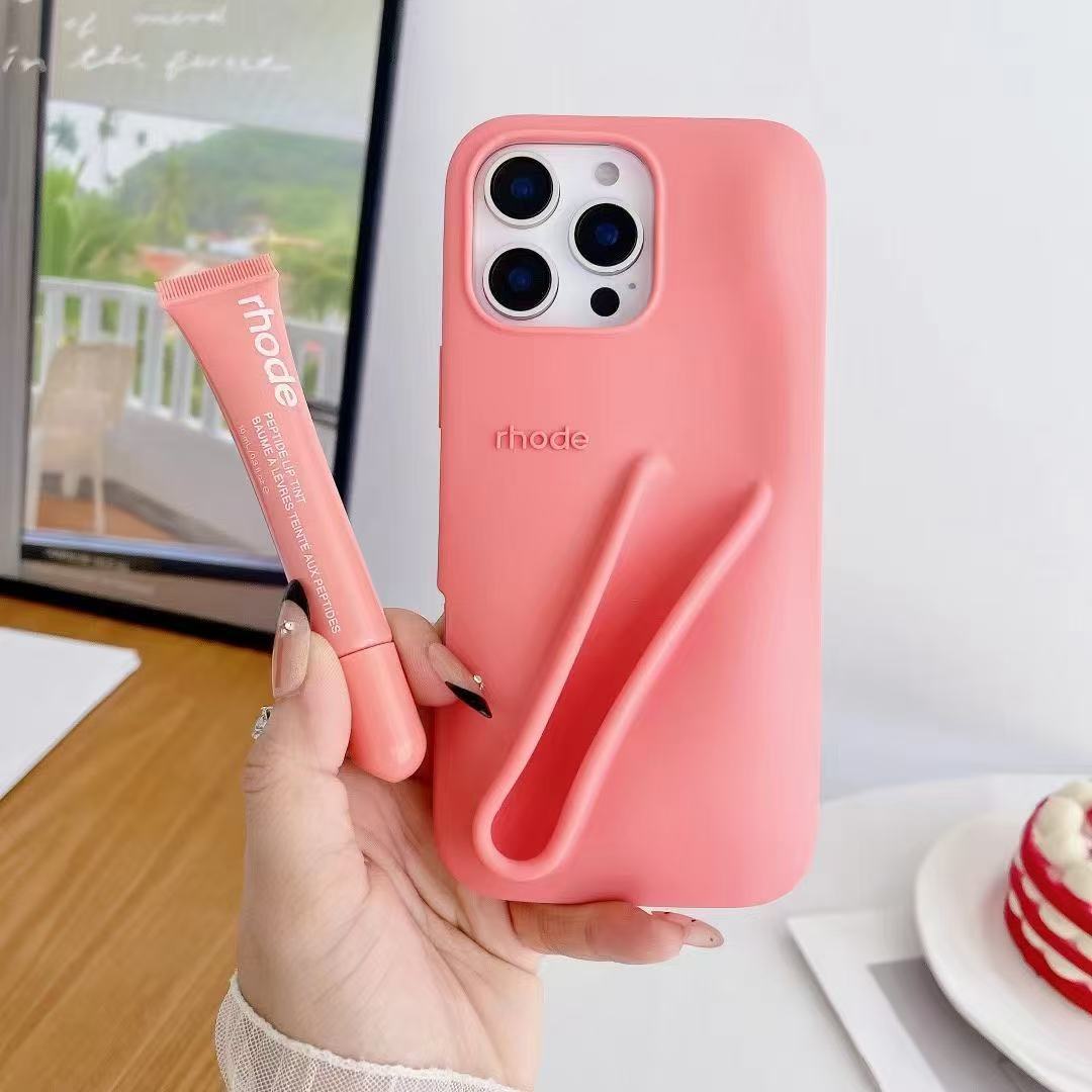 BEISOKY New Makeup-friendly Silky Smooth Convenient Accessory for Rhodes Lip Phone Case for iphone 11 12 13 14 15 16 17