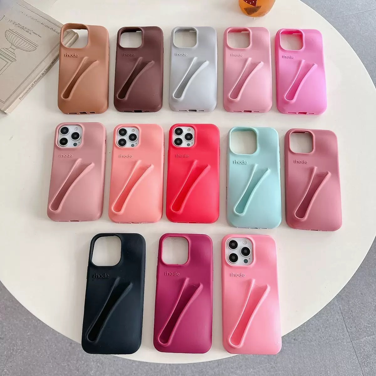 BEISOKY New Makeup-friendly Silky Smooth Convenient Accessory for Rhodes Lip Phone Case for iphone 11 12 13 14 15 16 17