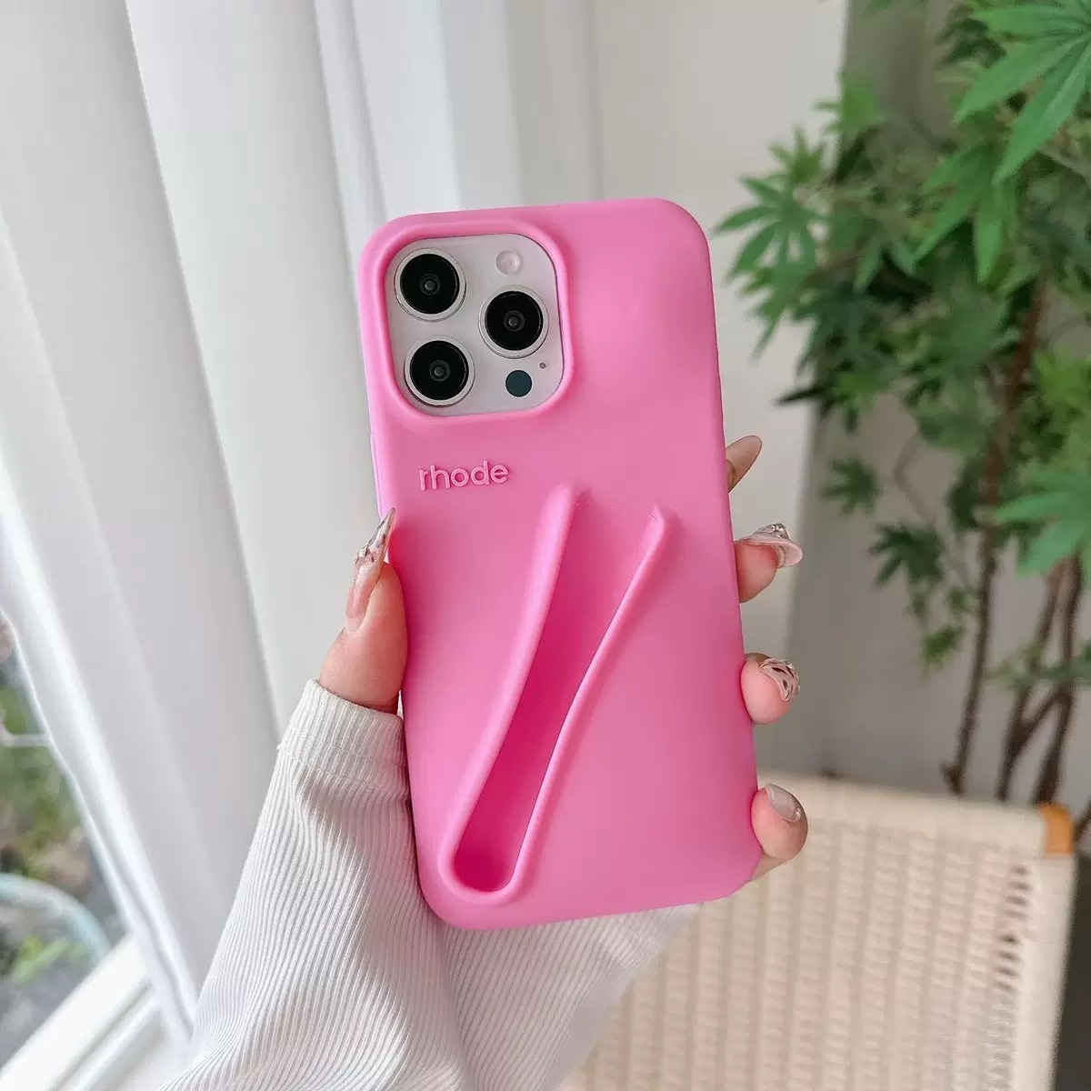 BEISOKY New Makeup-friendly Silky Smooth Convenient Accessory for Rhodes Lip Phone Case for iphone 11 12 13 14 15 16 17