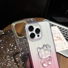 BEISOKY New Hello Kitty Cat Mobile Phone Case Cartoon Shockproof Back Cover for iPhone 17 16 15 14 13 12 11 Pro Max