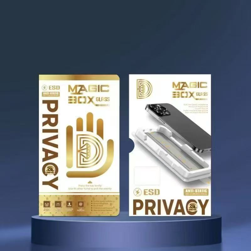 BEISOKY New Publish Automatic Alignment Easy Install OG Privacy Screen Protector Kit for Iphone 16 Pro Max 17 Air 17 Pro Max