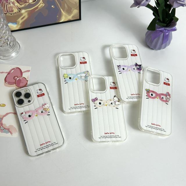 BEISOKY 3D Cute Cartoon Kulomi Hello Kitty Phone case for iPhone 11 12 13 14 15 16 Pro Max Anime Protect Back Cover