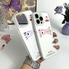 BEISOKY 3D Cute Cartoon Kulomi Hello Kitty Phone case for iPhone 11 12 13 14 15 16 Pro Max Anime Protect Back Cover