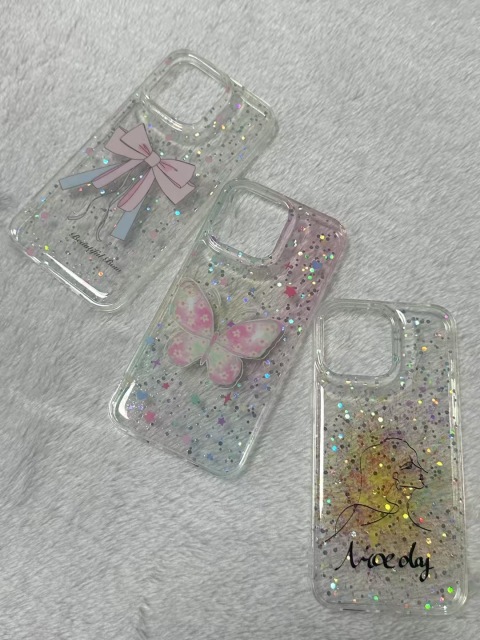 BEISOKY NEW Cartoon Cute Bear IMD Colored Phone case for iPhone 17 16 15 Pro Max 14 13 12 11 Shockproof Anti Fall Cover
