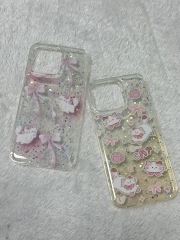 BEISOKY NEW Cartoon Cute Bear IMD Colored Phone case for iPhone 17 16 15 Pro Max 14 13 12 11 Shockproof Anti Fall Cover