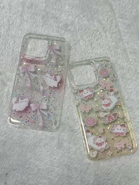 BEISOKY NEW Cartoon Cute Bear IMD Colored Phone case for iPhone 17 16 15 Pro Max 14 13 12 11 Shockproof Anti Fall Cover