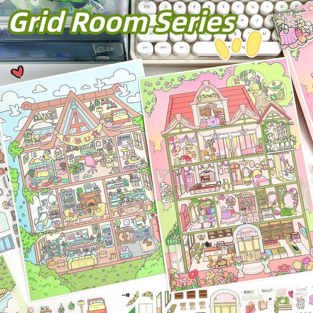 DIY 3D Sticker Scene-Elves' Dreamy House|Full-of-happiness Home