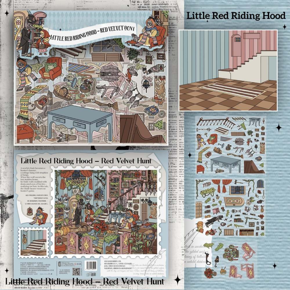 DIY 3D Scene Sticker-Dark Fairy Tale