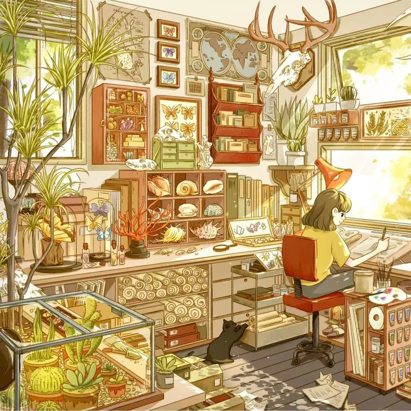 3D Sticker Scene|Specimen Studio|Castle in the Sky