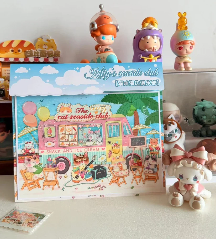 Kitty Series DIY 3D Sticker Scene-