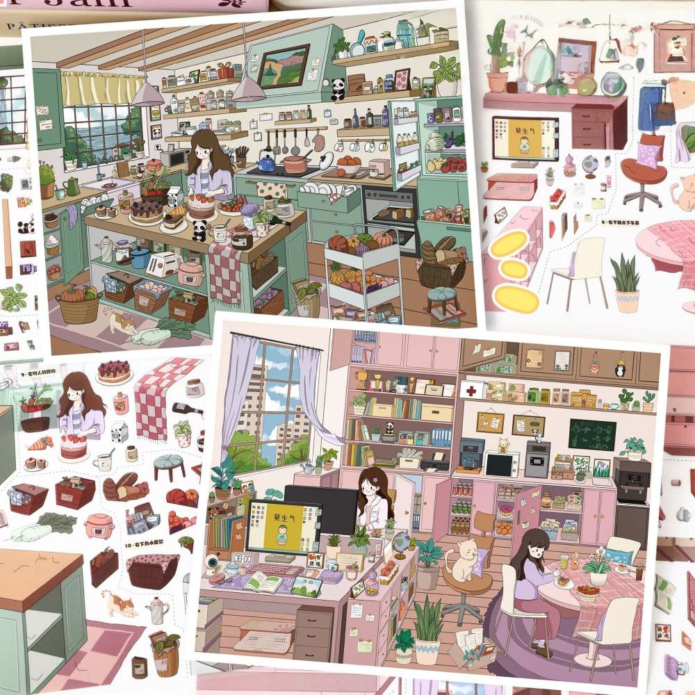 Daily Joys-DIY 3D Miniature Scene Sticker