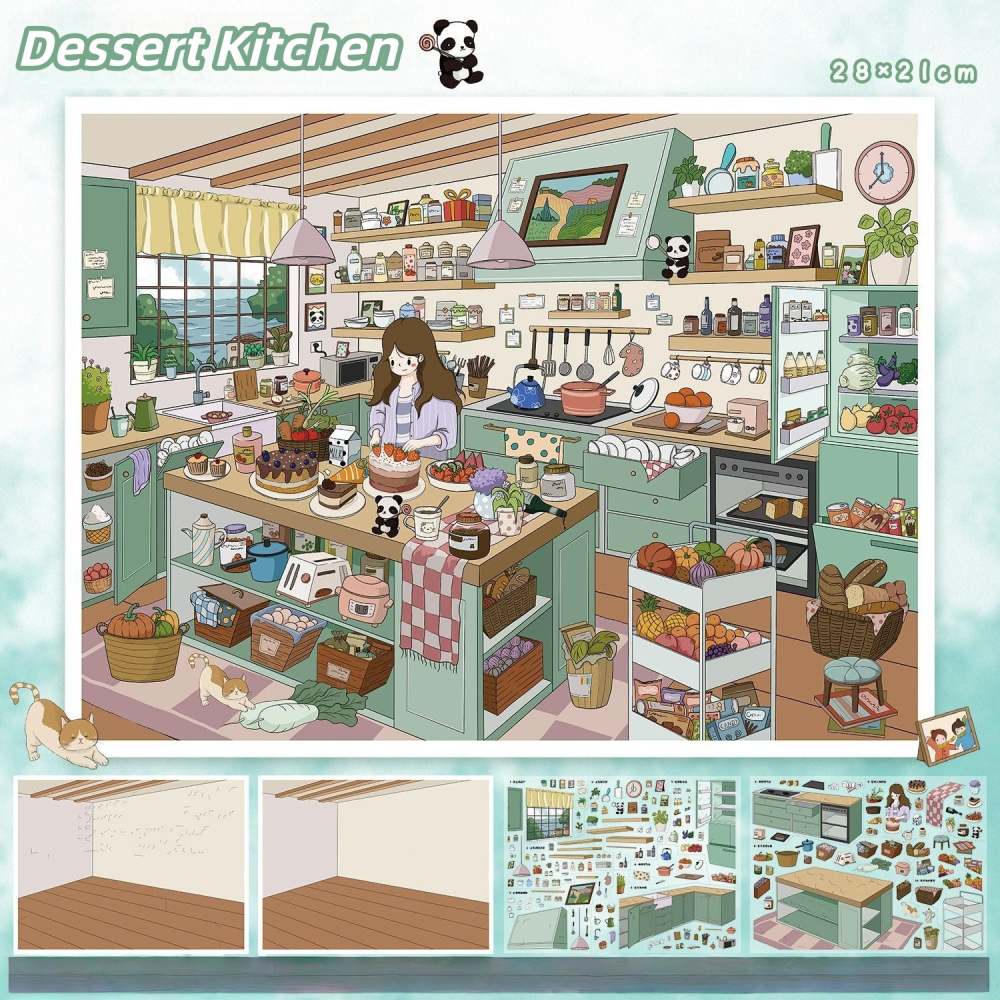 Daily Joys-DIY 3D Miniature Scene Sticker