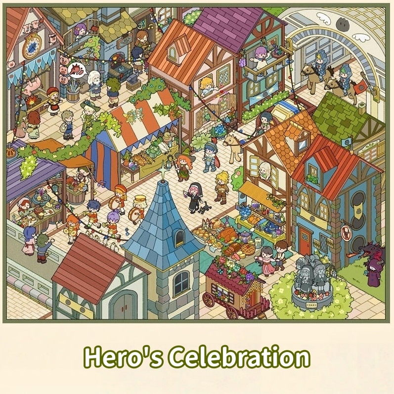 City Wanderings -DIY 3D Miniature Scene Sticker