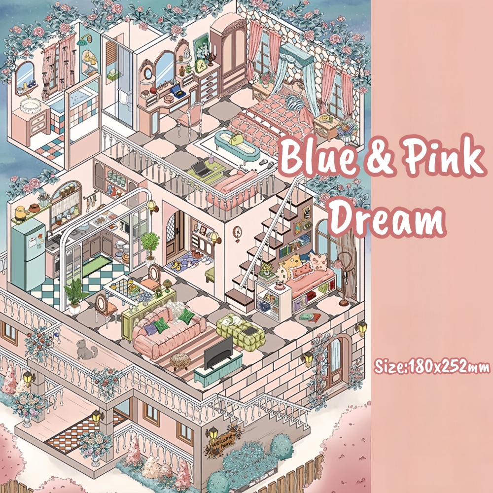 Pure Wild Villa-DIY 3D Miniature Scene Sticker