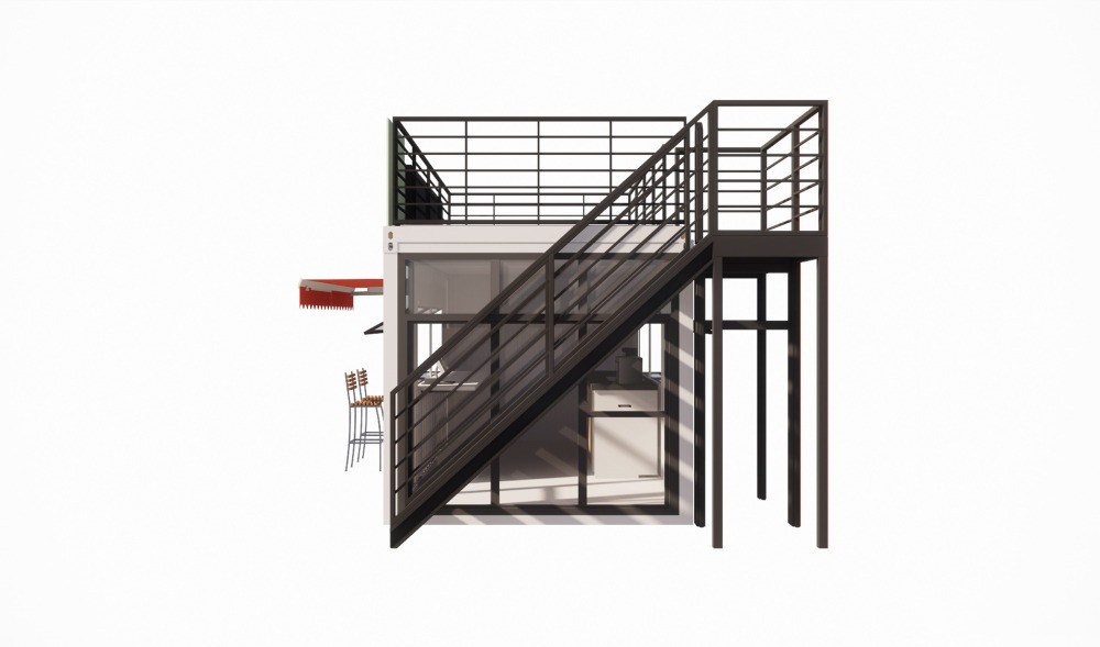 Removable Quick Assembly Modular Container House coffe shop