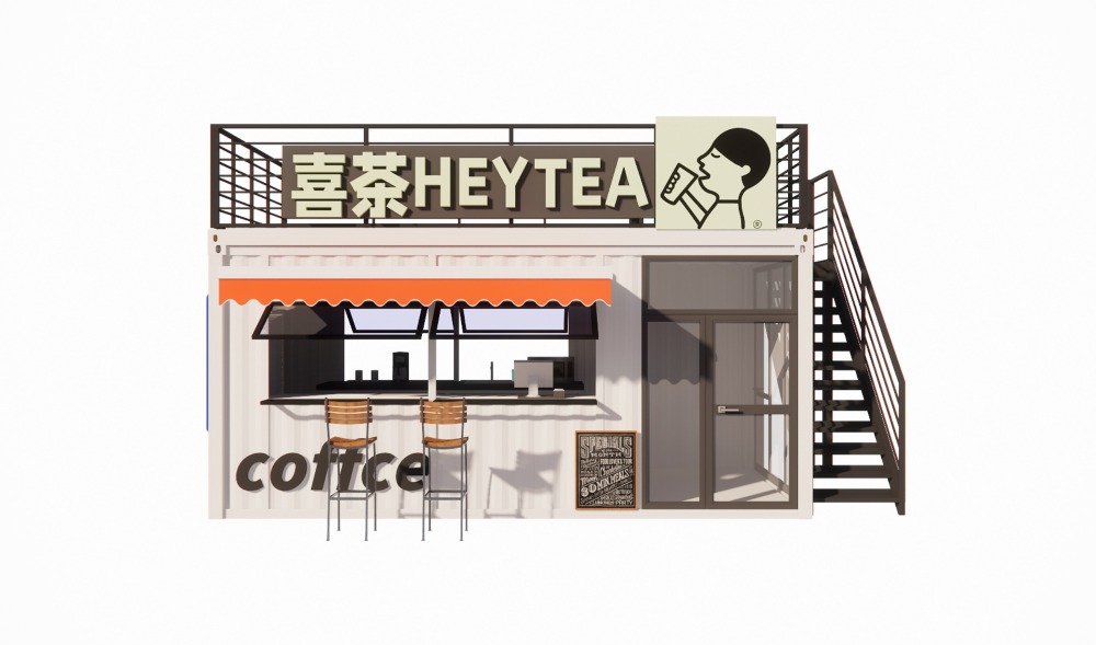 Removable Quick Assembly Modular Container House coffe shop