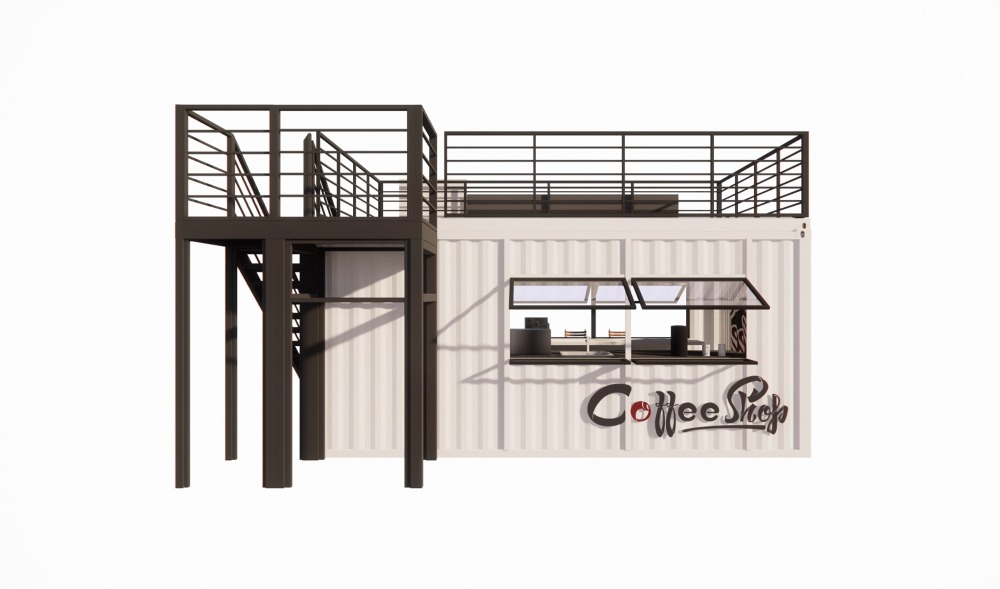 Removable Quick Assembly Modular Container House coffe shop