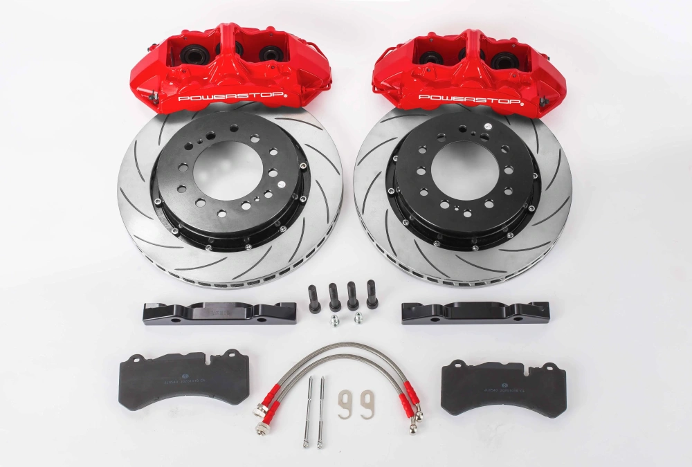 High Performance Racing 4 Pot Front Disc Mp Braking Calipers Systems Kit for Bmw All Series 4 Piston Caliper Brake Set