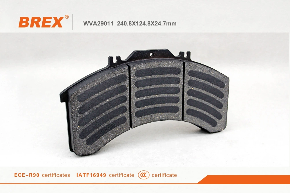WVA29011 China Truck Brake Pad Manufacturing Car Brake Pad Cover Truck Brake Shoe Kits High Quality