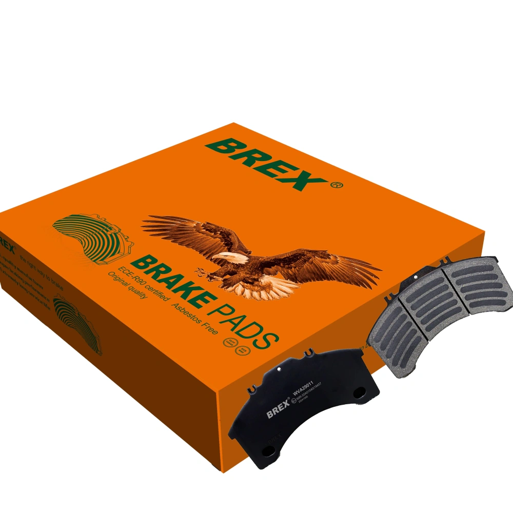 WVA29011 China Truck Brake Pad Manufacturing Car Brake Pad Cover Truck Brake Shoe Kits High Quality