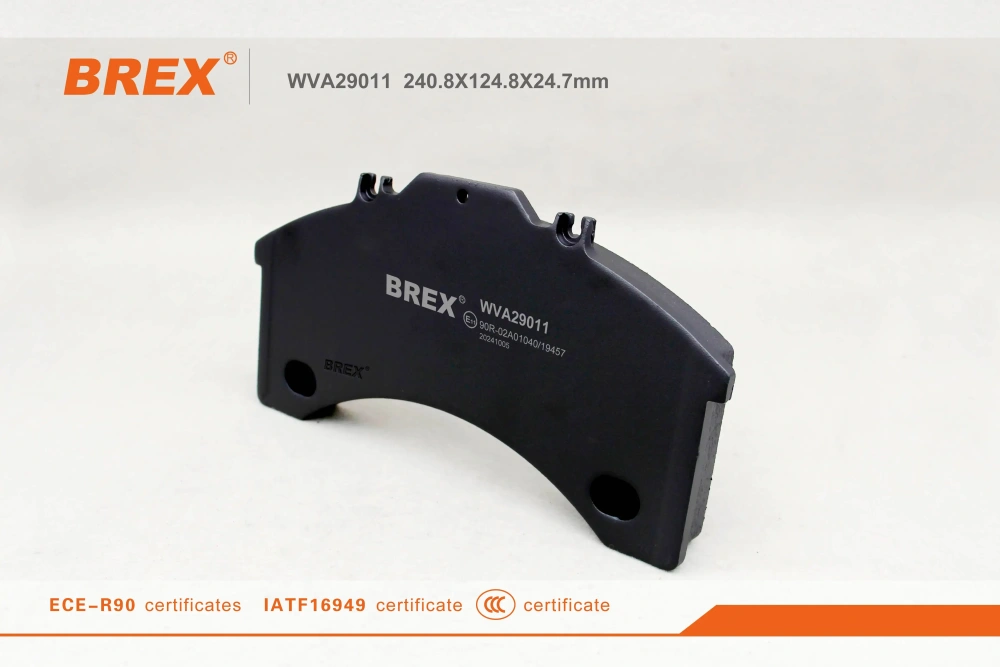 WVA29011 Professional Truck Spare Parts China Truck Brake Pad Manufacturing for Iveco-eurotech Iveco-eurotrakker